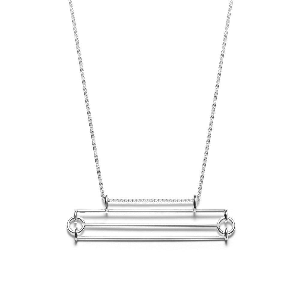 Axel Triple-bar Pendant with Chain