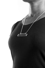 Axel Triple-bar Pendant with Chain