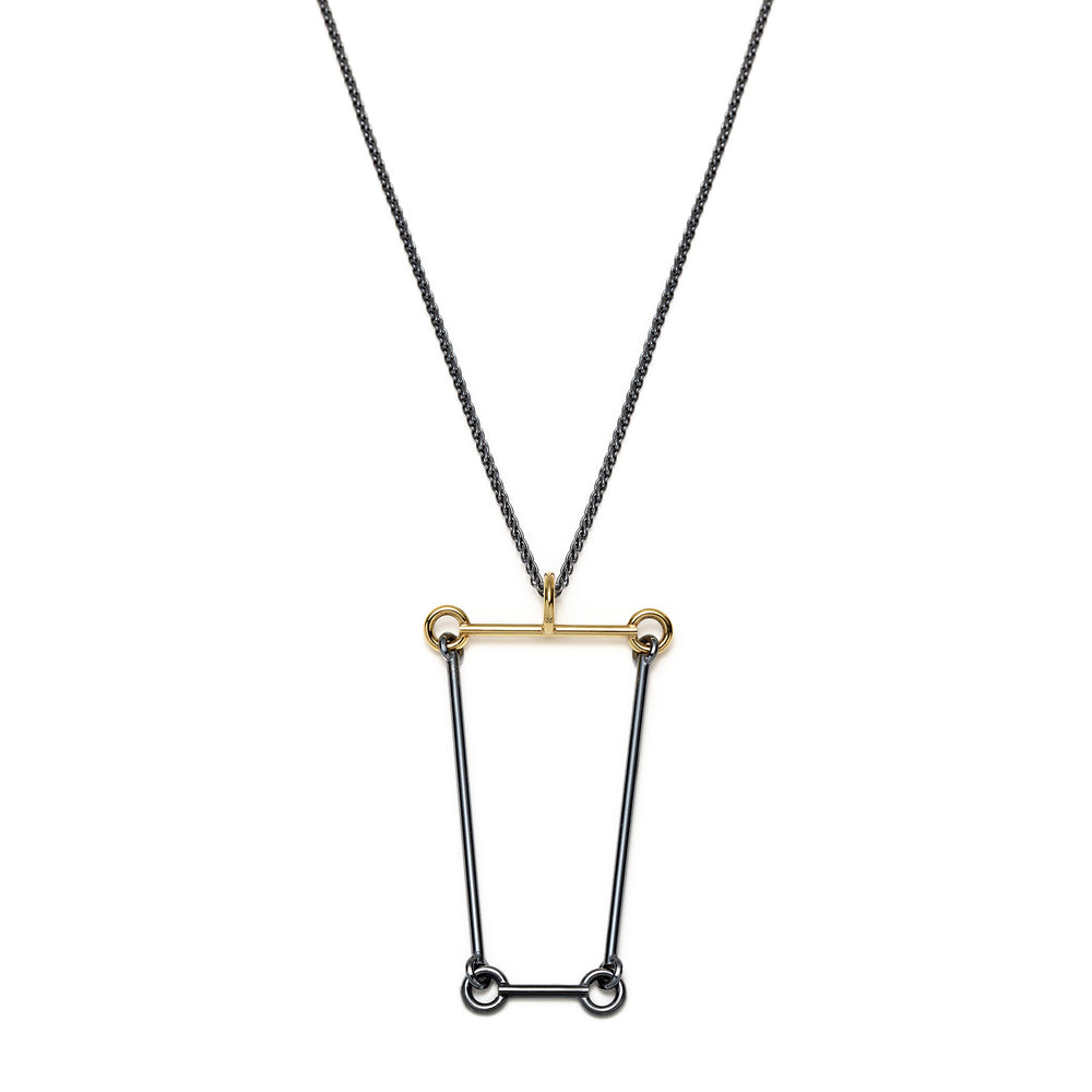 Axel-bis Trapeze Pendant with Chain