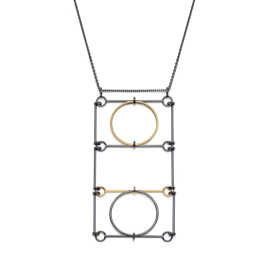 Axel-bis Domino Pendant with Chain