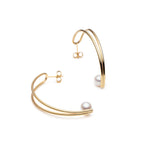Elvire gold earrings