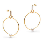 Simone gold earrings