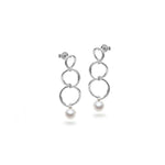 Florine silver earrings