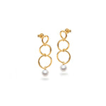Florine gold earrings