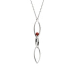 Odile jasper pendant and its chain